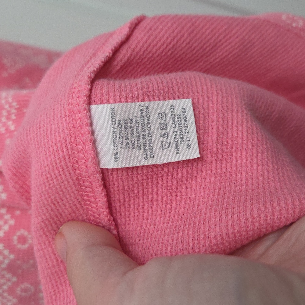 Victoria's Secret Thermal Long Sleeve Lounge Pajama Sleep Shirt/ Small - Picture 6 of 7